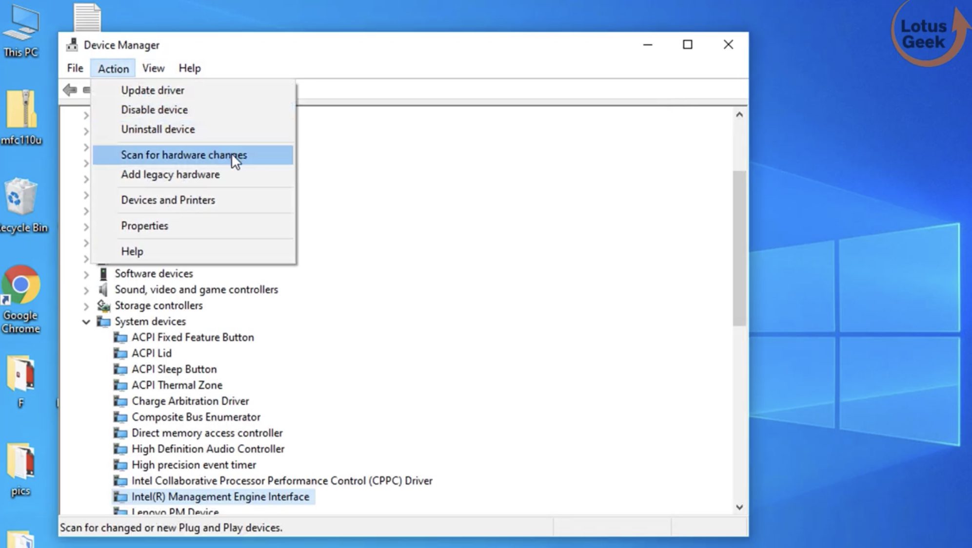 Intel management engine interface