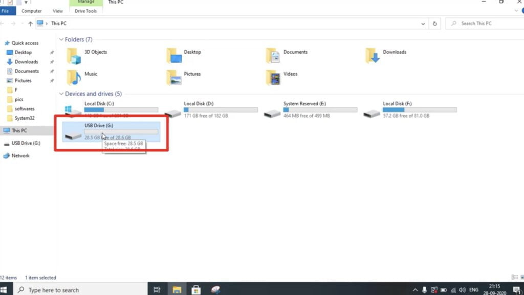 How to use pen drive as RAM in windows PC 