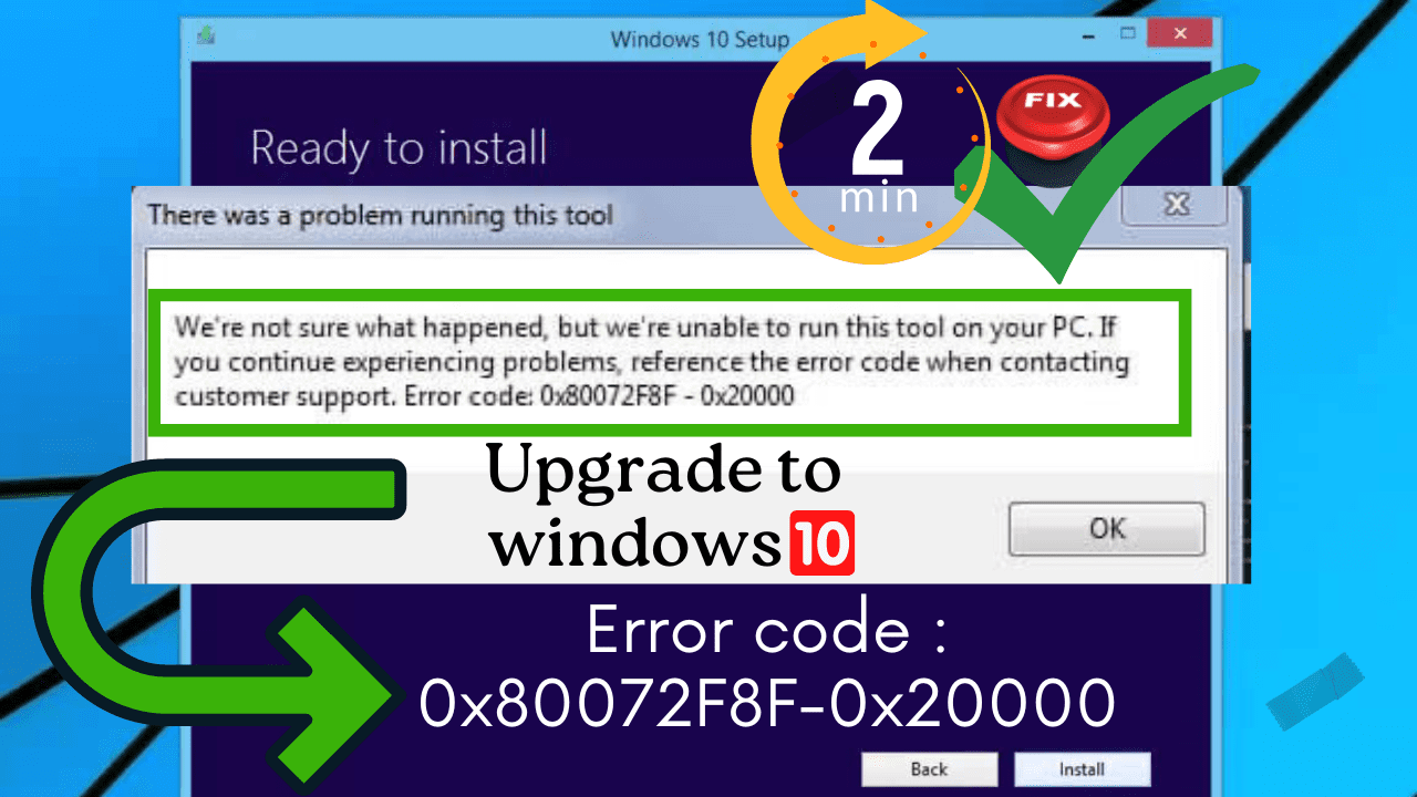 Fix Media Creation Tool Error 0x80072f8f 0x20000 Windows 10 Upgrade