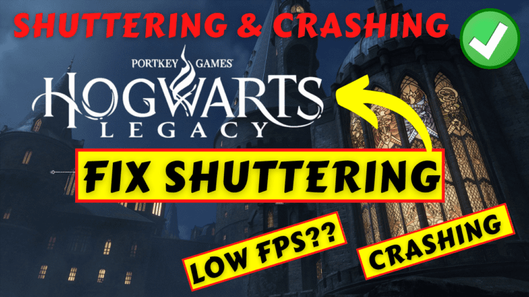 fix hogwarts legacy shuttering pc