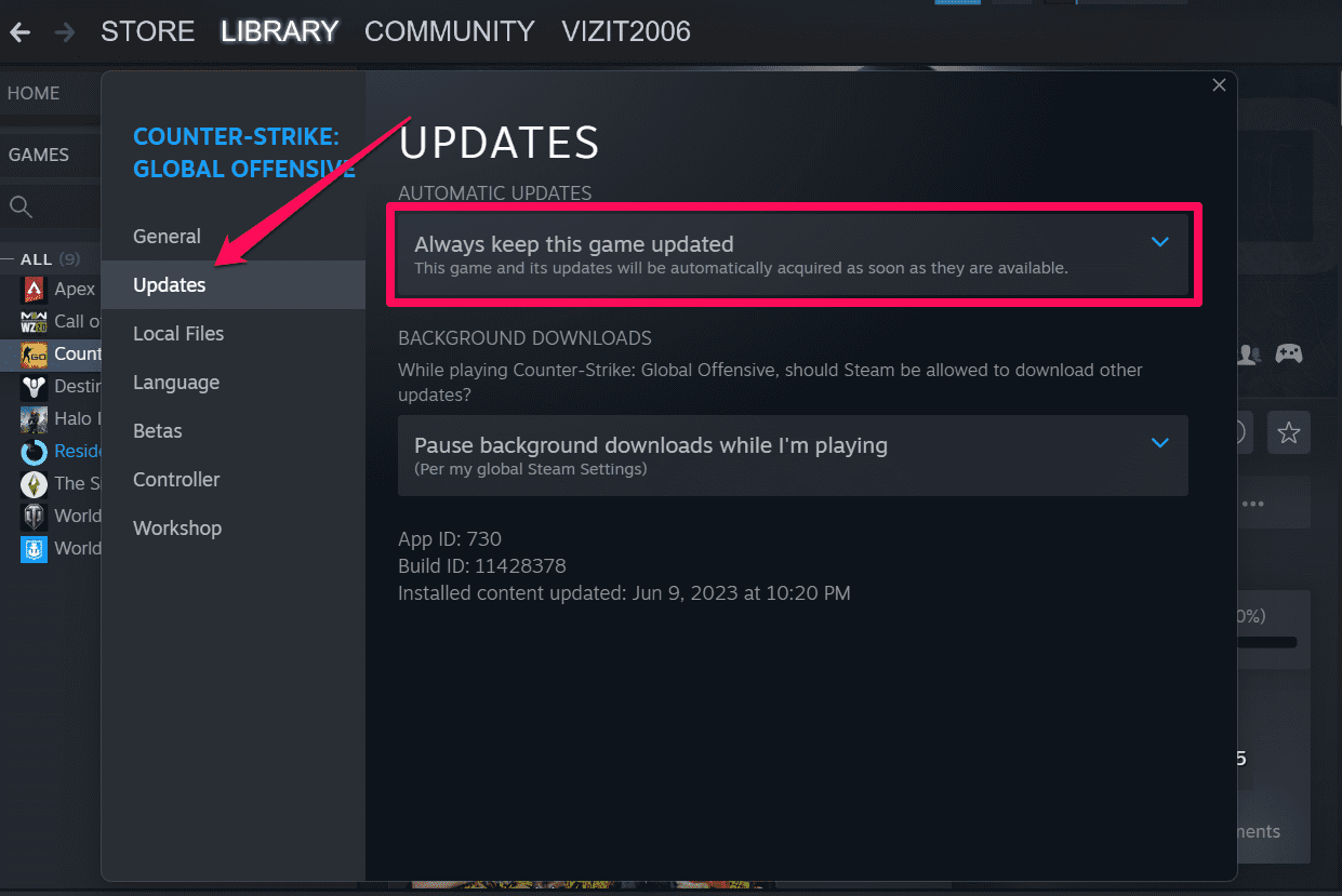 Fix CSGO No User Logon Error- 9 Fixes