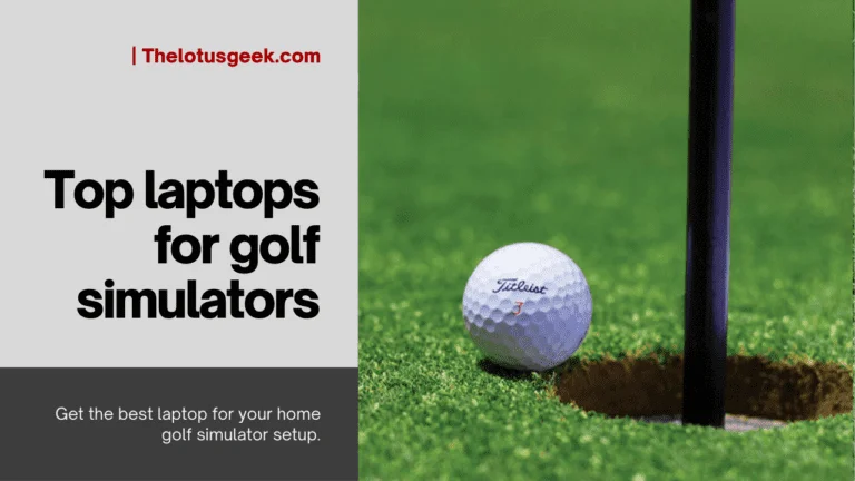 laptop for golf simulator